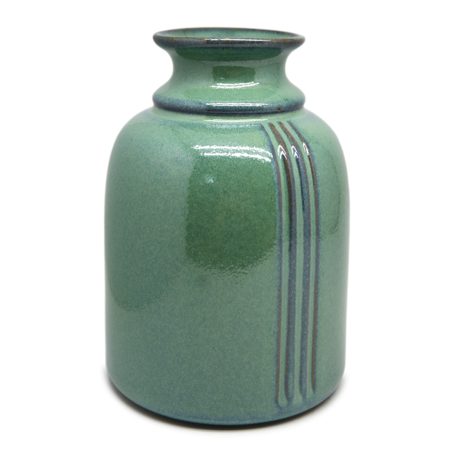 Lọ hoa Zen tròn S1 - Men 0005 Sành